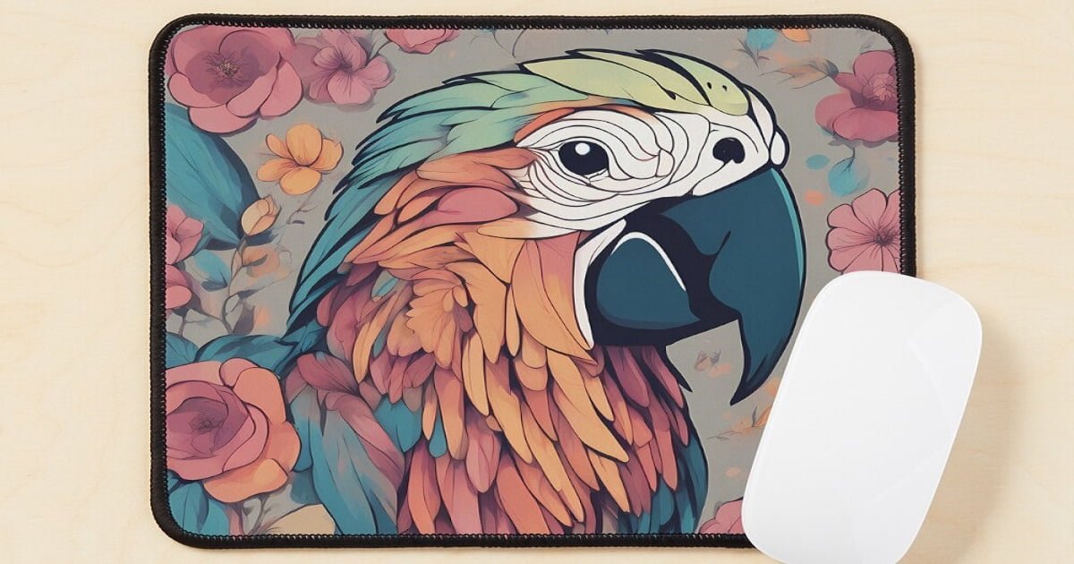 Explore My Exclusive Parrot Artwork On 70+ Products